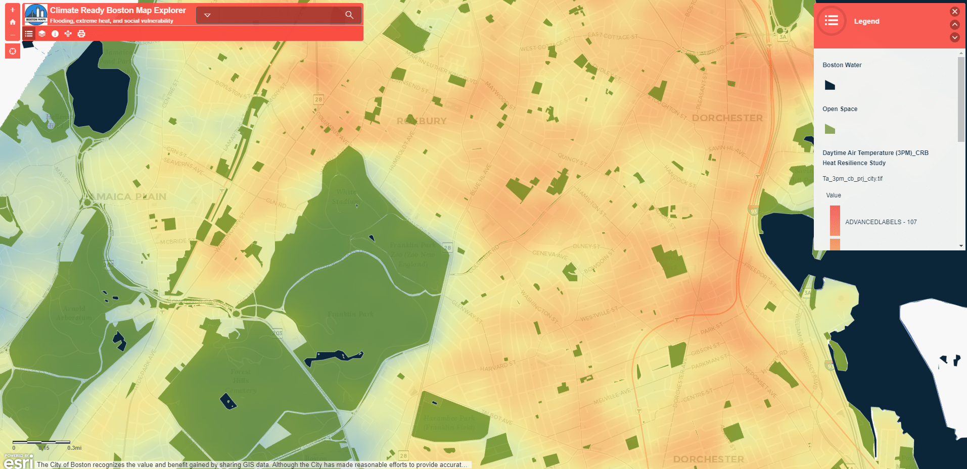 Image for crb map explorer heat and parks
