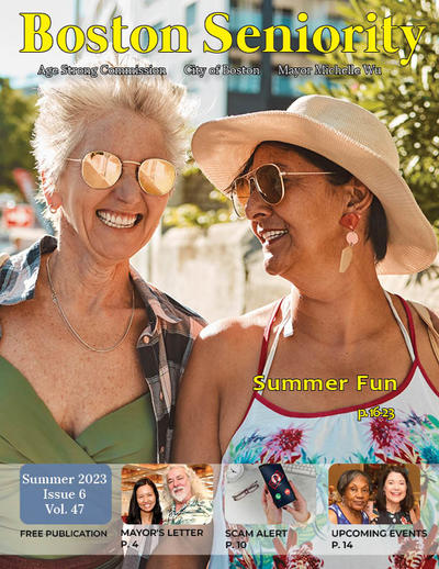 Cover Image of the Summer 2023 issue of Boston Seniority