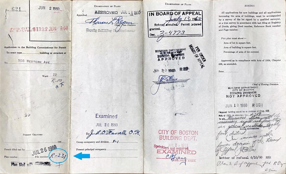Example of building permit