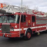 Boston Fire Department Ladder 4 fire truck