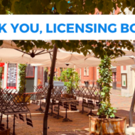 Licensing Board thank you